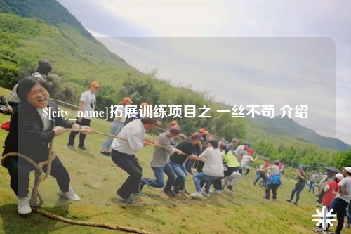 沈阳拓展训练项目之 一丝不苟 介绍